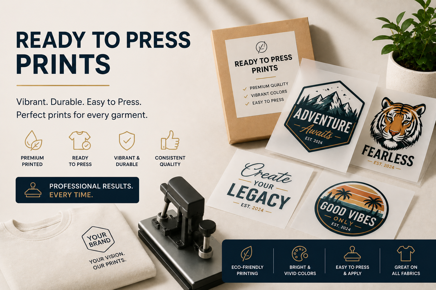 Ready to press Prints