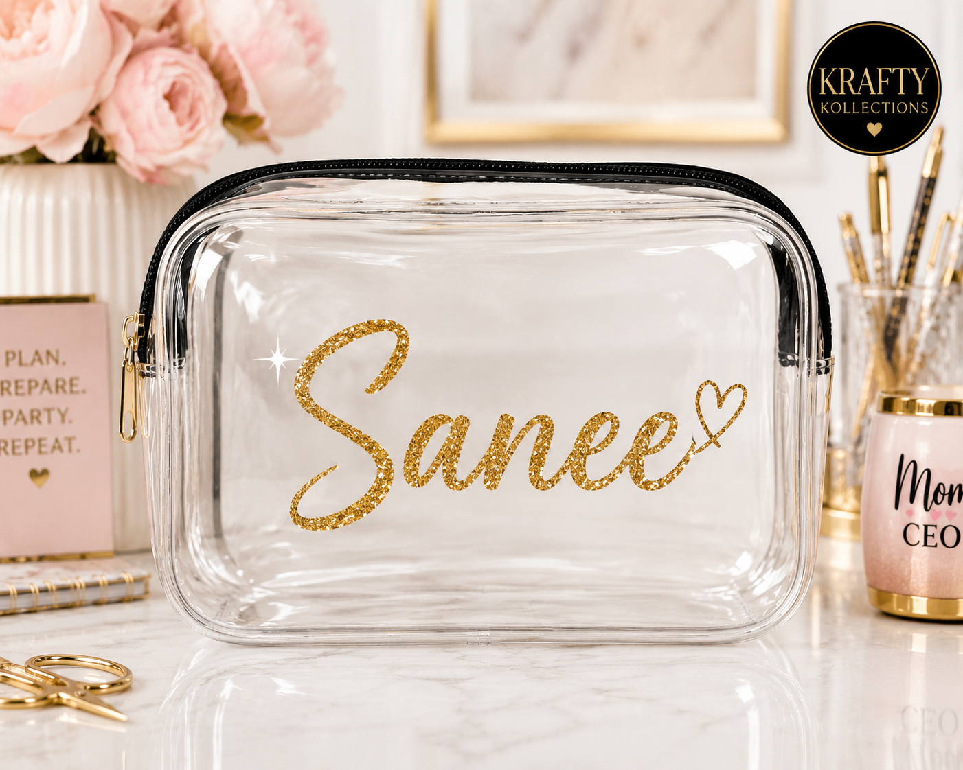Clear Cosmetic Case